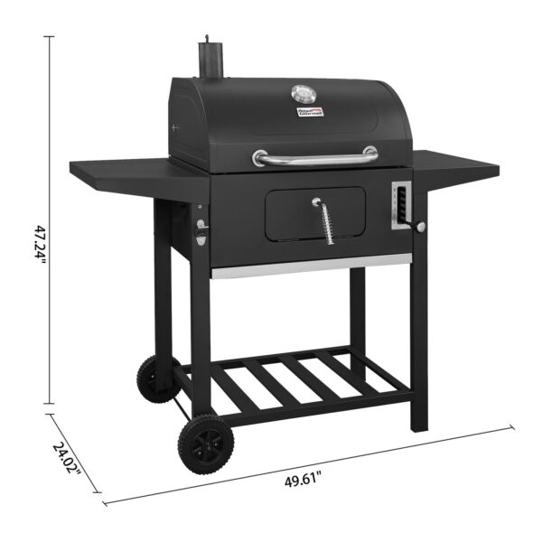 CD1824AC 24-Inch Charcoal Grill, with Cover