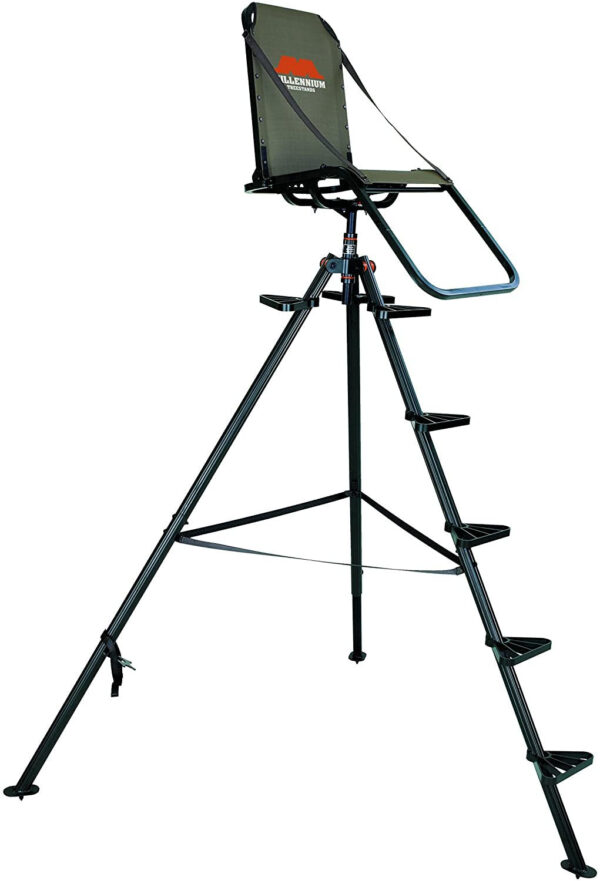 7e7db5d2e9c64df2875e3dbf62069795 Treestands T-100 Tripod, 10 ft, Brown, one Size