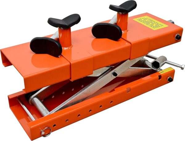 7ece08f0f62c4e85b1b7374dae0299a3 APlusLift MT1500X 1500LB Air-Operated Motorcycle & ATV Lift Table – 48′′ Wide with Side Extensions, 2-Year Warranty