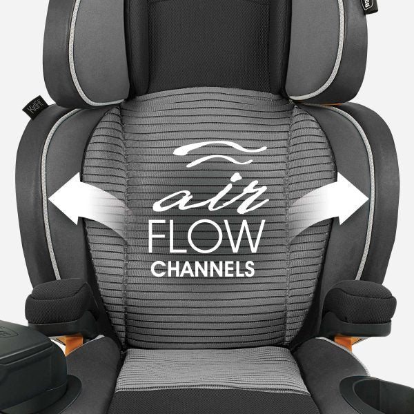 Chicco KidFit Zip Air Plus 2-in-1 Belt Positioning Booster Car Seat Q Collection