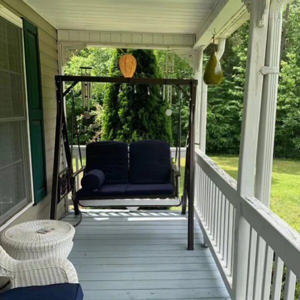 Porch Swing with Canopy