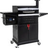 Z GRILLS Wood Pellet Grill Smoker with 552 Cooking Area & Front Shelf for Outdoor BBQ, Smoke, Bake and Roast, 550C