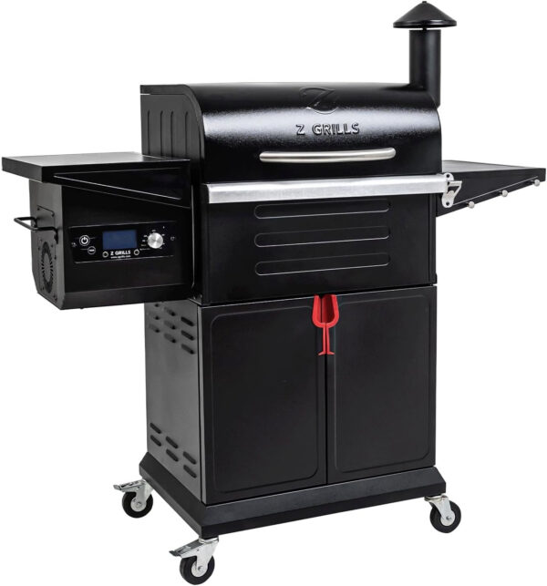 7ff66fdf56664a65a251074627f70144 Z GRILLS Wood Pellet Grill Smoker with 552 Cooking Area & Front Shelf for Outdoor BBQ, Smoke, Bake and Roast, 550C