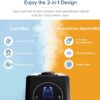 Humidifiers for Bedroom Large Room 6L Warm and Cool Mist for Families Plants with Built-in Humidity Sensor