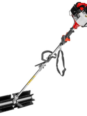 82101 Heavy Duty 1.6HP Power Sweeper 24′′ Gas Powered Broom Snow Dirt