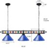 Billiard Light for Pool Table,59” Pool Table Lighting for 7′ 8′ 9′ Table