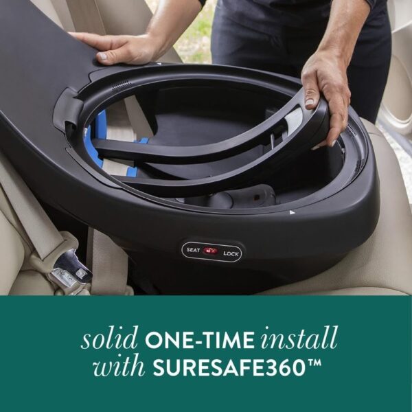 Revolve360 Extend Convertible Car Seat with 360 Degree Rotation, Extended Rear-Facing, Forward-Facing, Booster Mode, and Secure Latch Install, Revere Gray