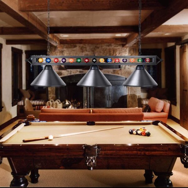 Billiard Light for Pool Table,59” Pool Table Lighting for 7′ 8′ 9′ Table