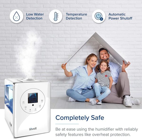 8070511b120d4b33aa9cbe88a1a5028e Humidifiers for Bedroom Large Room 6L Warm and Cool Mist for Families Plants with Built-in Humidity Sensor