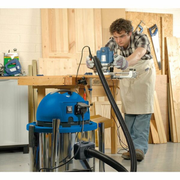 80a0bc262f6b4b54a4a53b4f9b338e31 Wet Dry Vacuum Cleaner, 50 Litre with 5 Metre Hose