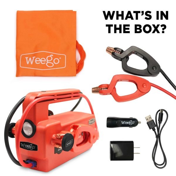 80b82c601f104e85845721d5bec87d18 Weego 120 12 Volt Portable Lithium Jump Starter, 1200 Cranking Amps