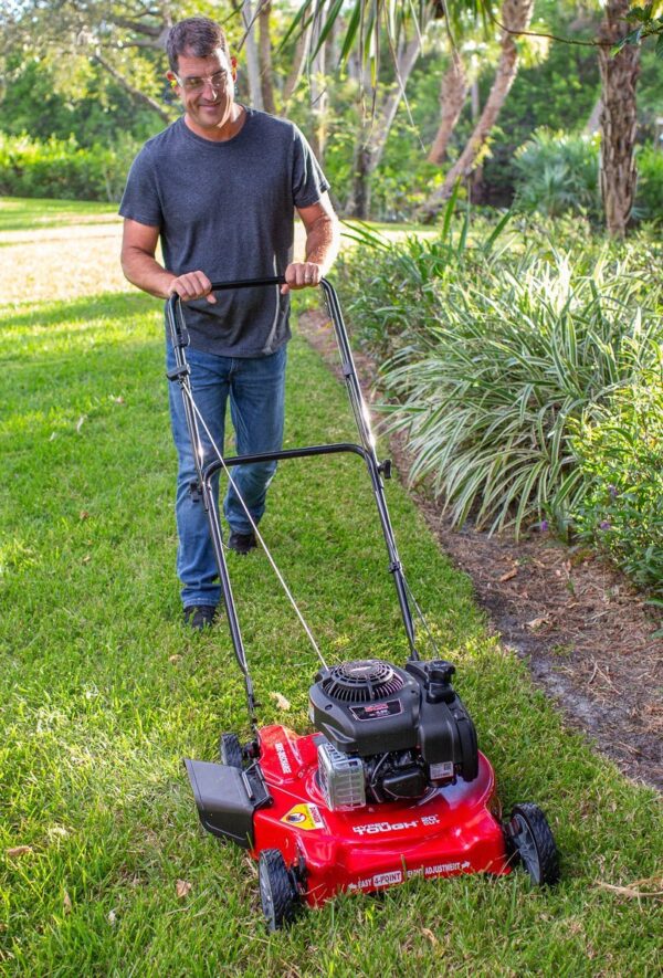 813522f1bdad4e9f8648e1d675f77be2 20-Inch 125Cc Gas Push Mower with Briggs & Stratton Engine