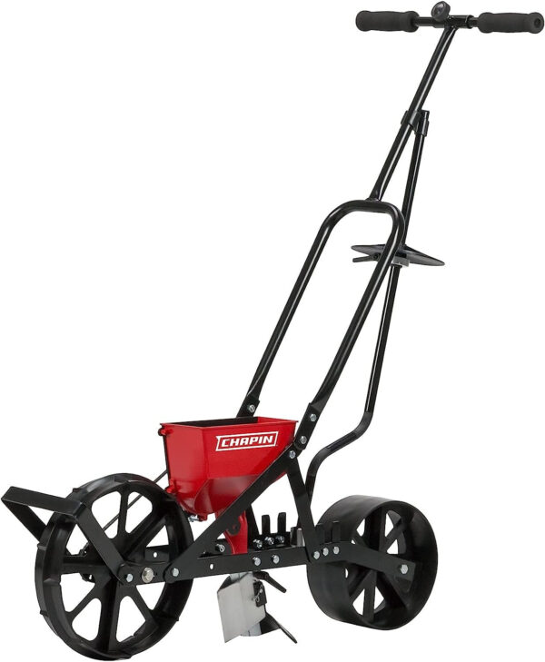 8135be209d584f2baef05c949de7903a Chapin Garden Push seeder With 6 Seed Plates for Up to 20 Varieties Of Seeds