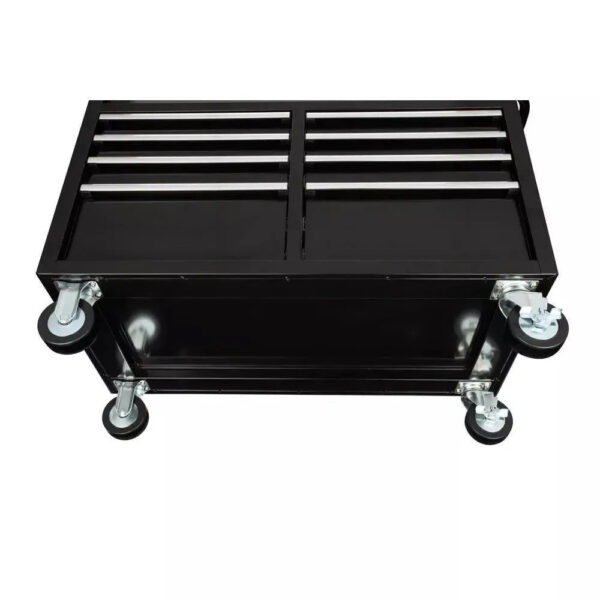8172cc7c79794cceb745d1aeb3c80cf1 46 in. W x 24 in. D 9-Drawer Gloss Black Deep Tool Chest Mobile Workbench