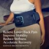 RecoveryTherm Back – Hot Vibration Back and Core Wrap for Athletes – Advanced Hot Vibration for Pain Relief Wrap with Cryothermal Technology – One Size Fits All