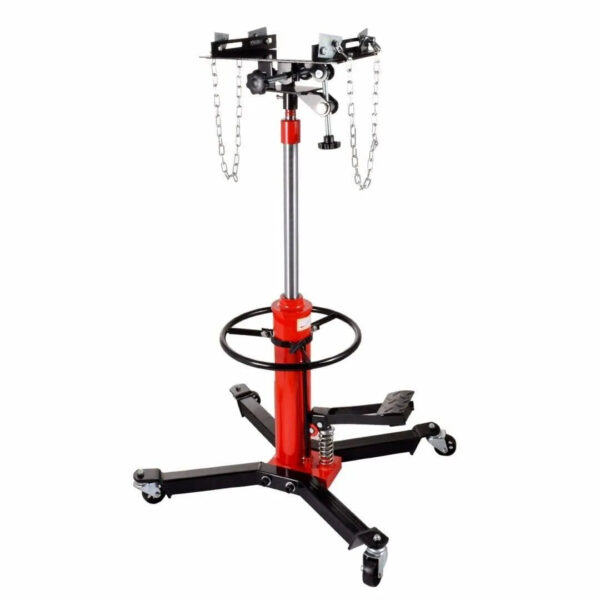 820c00f0d98c4cecb86da8a4d4bbe974 Hydraulic Car Transmission Jack Vertical Lift,1660 Pounds,360掳Rotating Wheel Lift,Red