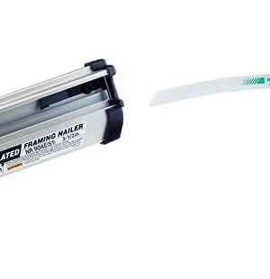Framing Nailer, Pro Preferred Brand of Pneumatic Nailers, 21 Degree Magazine, Accepts 2-Inch to 3-1/2-Inch Plastic Collated Nails, Ideal for Framing, Flooring, & Roof Decking, NR90AES1