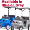 Step2 Side-by-Side Push Around SUV, Kids Push Car, 2 Seats, Stroller Substitute, Includes Seat Belts & Horns, Made of Durable Plastic, Max Weight 100 lbs., For Toddlers 1.5-5 Years Old, Blue