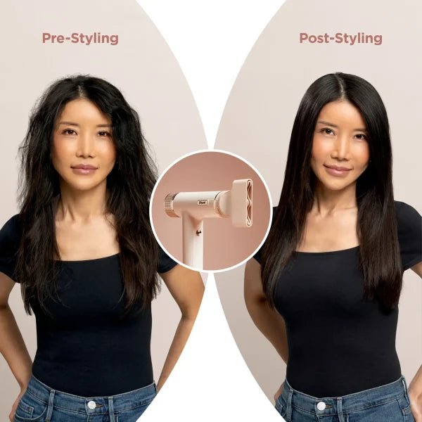 Shark SpeedStyle RapidGloss Finisher and High-Velocity Dryer Silk Straight Wavy