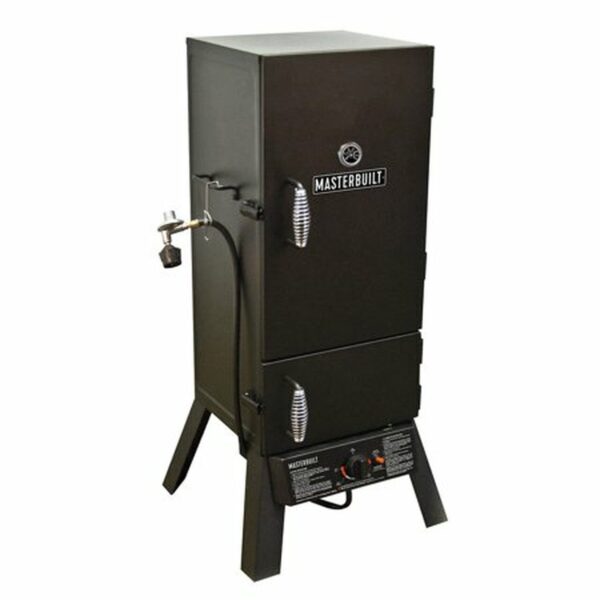 834f2a87a0de457fa84e4618495d55db Two Door 30-inch Propane Smoker in Black