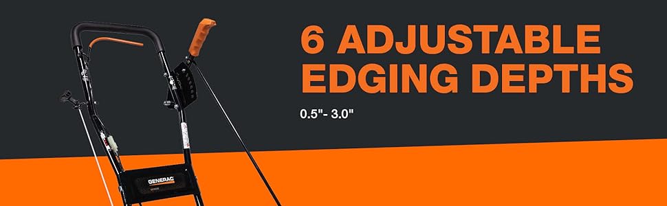 9" edger, generac, gas powered