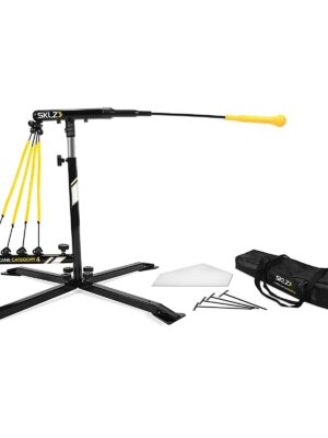 Hurricane Category 4 Batting Trainer, Solo Swing Trainer for Baseball & Softball Tee Practice