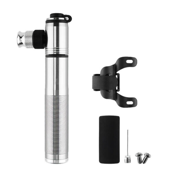 83dff5eb9e7545a0880d2f82d7fa60f0 Mini Bike Pump with CO2 Valve Fits Presta Schrader