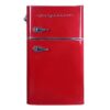 3.2 Cu ft Two Door Compact Refrigerator with Freezer