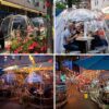 Bubble Tent Pop Up Gazebo, 8-10 Person Igloo Dome Garden Patio Canopy Shelter