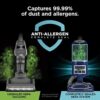 NV360 Navigator Lift-Away Deluxe Upright Vacuum with Large Dust Cup Capacity, HEPA Filter, Swivel Steering, Upholstery Tool & Crevice Tool, Blue