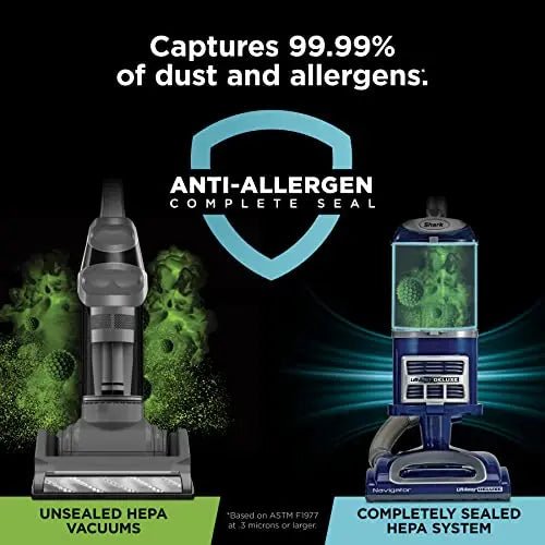 NV360 Navigator Lift-Away Deluxe Upright Vacuum with Large Dust Cup Capacity, HEPA Filter, Swivel Steering, Upholstery Tool & Crevice Tool, Blue