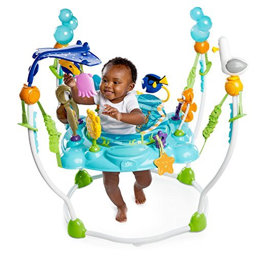 8509fd22a5e24f61af6db67e7b536f1c Bright Starts Baby Finding Nemo Sea of Activities Baby Activity Center Jumper