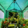 EAGLE PEAK 6×4 Portable Walk-in Greenhouse, Pop-up Indoor Outdoor Garden Green House, Zippered Door and Windows, PE Cover, White