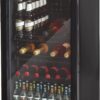 80L Glass Fronted Under Counter Fridge, Wine Beer and Beverage Cooler