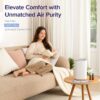 Air Purifier for Home Allergies Pets Hair in Bedroom & Standing Fan for Bedroom, 82ft CirculAir 120° Oscillating Fan