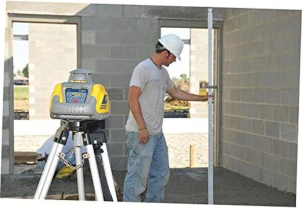 87c517b5412f4520a53b5a79a3f7b156 LL100N-2 Laser Level Kit with HR320 Receiver and Clamp, 15′ Grade Rod (Inches), Tripod, and System Case , Yellow