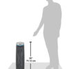 GermGuardian 5-In-1 HEPA Air Purifier for Home, Large Rooms Up To 915 Sq. Ft. with HEPA Pet Air Filter, UV-C Light & Odor Reduction, AC5250PT, 28′′ Tower, Black