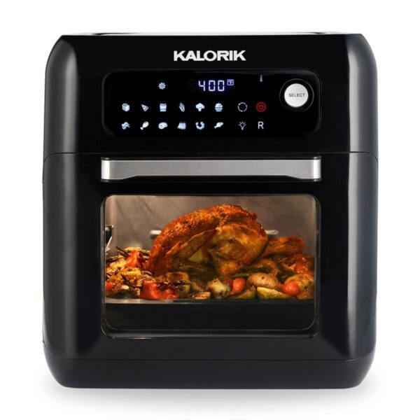 8893cfcbb7074bc29810f76b344238ec 10 Quart Air Fryer Oven, Black
