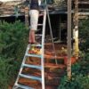 1114H Tripod Orchard Stepladder,14Ft and HSK
