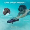 Waydoo Subnado Underwater Scooter Lite, Water Sports Diving Scooter with Removable Handle, Compact and Portable Water Scooter for Adults&Kids, Scuba Diving Snorkeling Sea Scooter Multiple Uses, Blue