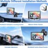 Wireless Apple Carplay Screen for Car 4K Dash Cam, 9′′ Portable Apple Carplay & Android Auto Car Stereo, with 1080p Backup Camera, GPS Navigation/Mirror Link/Voice Control/Bluetooth