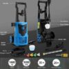 Electric Pressure Washer 3000PSI, 2.4GPM High Power Washer Cleaner NEW