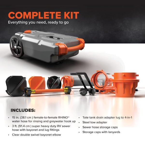Camco Rhino 21-Gallon Portable Camper / RV Tote Tank