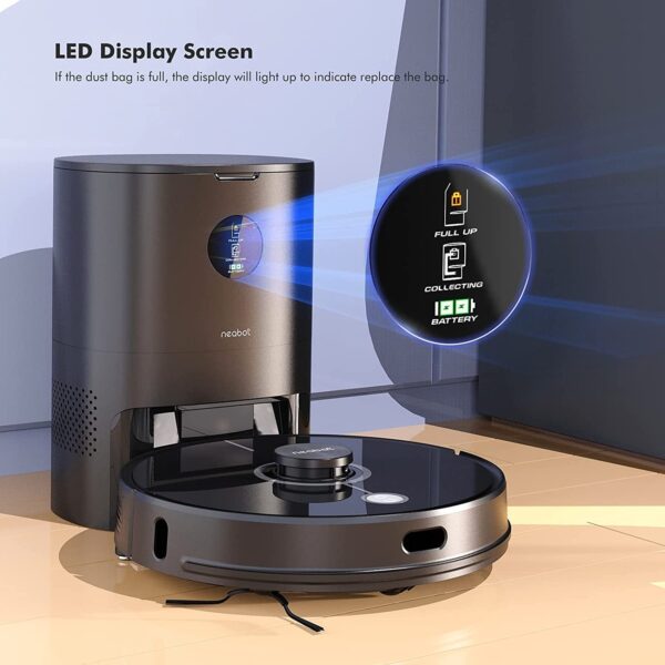 898da0a59083443cac55375093aa9f99 N2 Robot Vacuum with Self-Emptying