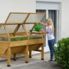 Elevated Outdoor Raised Garden Bed Planter Box 70 x 24 x 29 inch High