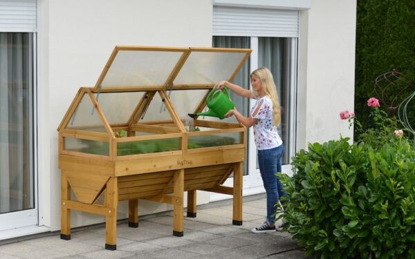 8996f771ab8843909c8fe24cb06e0dd6 Elevated Outdoor Raised Garden Bed Planter Box 70 x 24 x 29 inch High