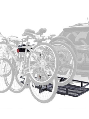 Apex BCCB-1169-4 4-Bike Steel Basket Cargo Carrier with Rack