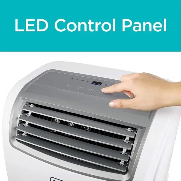 8ac19208d42346afbfd2dcdd178d8b45 14,000 BTU Portable Air Conditioner with Heat and Remote Control, White