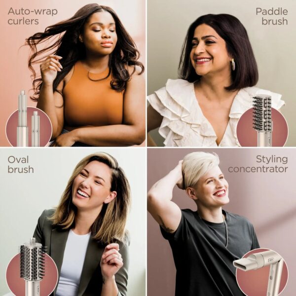 8b2e30c91ac64a0a85f5653e9b042d52 Shark FlexStyle Air Styling Drying System, Powerful Hair Blow Dryer and Multi-Styler Stone Straight Wavy