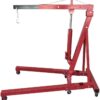 2 TON 4000 lbs Foldable Hydraulic Engine Hoist Cherry Picker Heavy-Duty for Garage Shop Lifting, Red